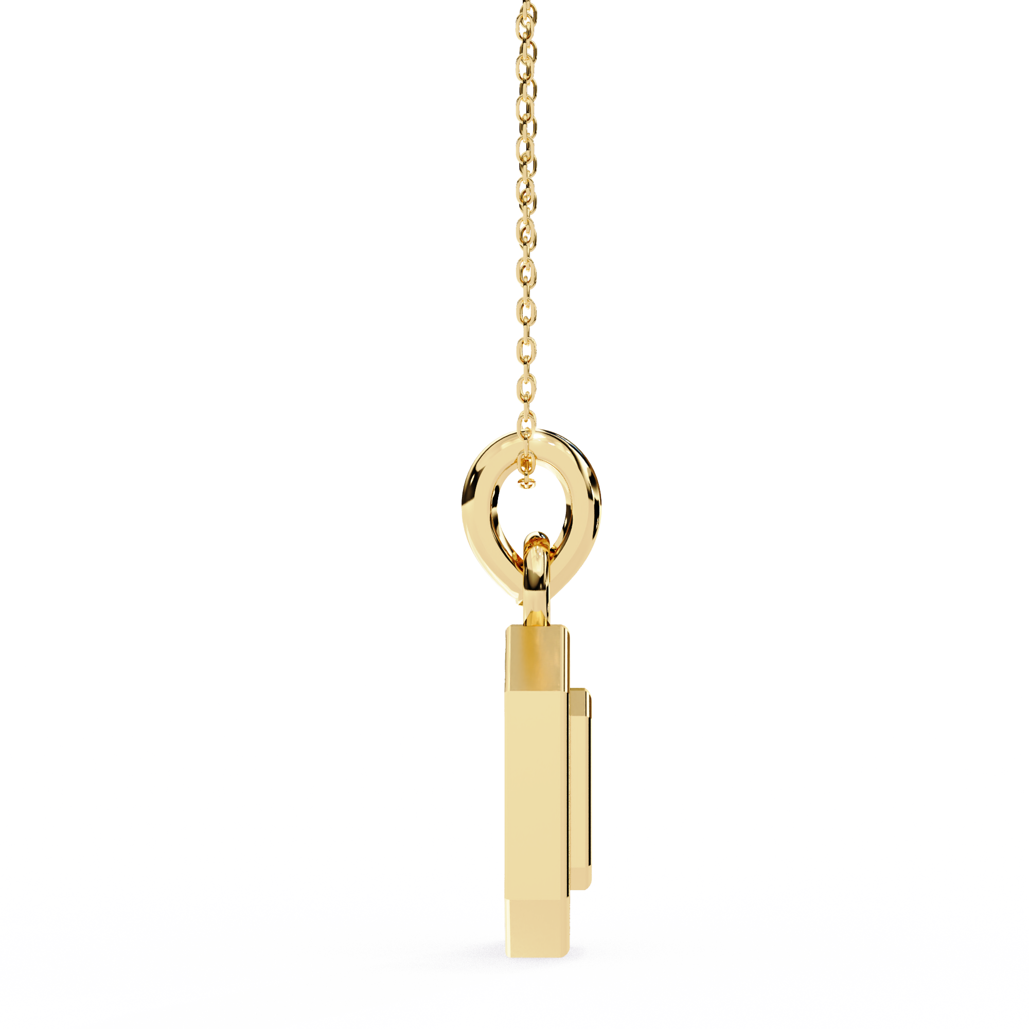 Solitairekart 0.16ct Natural Diamond Pendant-HI Color, VS-SI Clarity